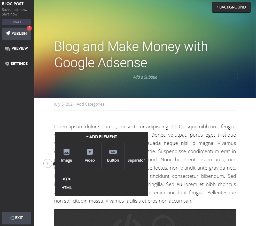 Image Taken from Strikingly Product. Image Taken from Strikingly Product.